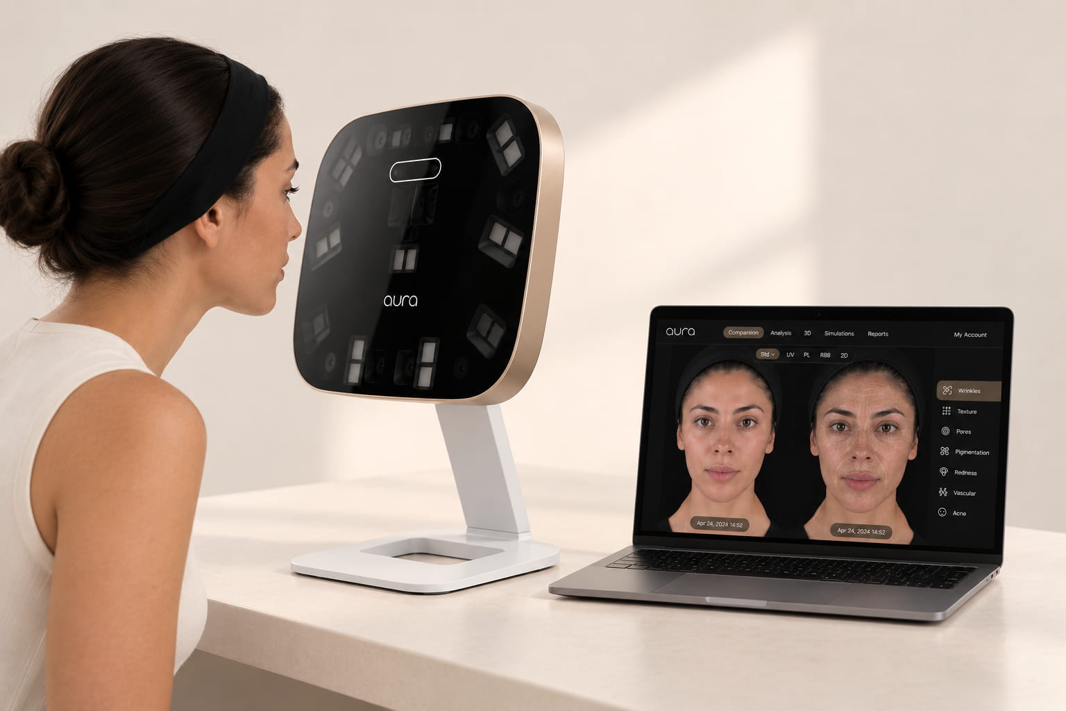 Aura Camera Analyse-Screen